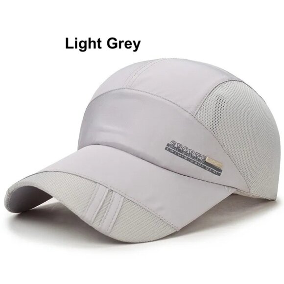 Unisex Quick-Drying Men Summer Sunshade  Breathable Outdoor  Baseball Hat Cap - Picture 4 of 7